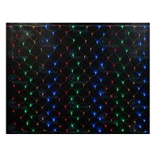 Rich LED 2*1.5 м, цвет: мульти. Прозрачный провод.