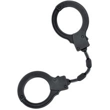 Черные силиконовые наручники A-Toys без ключа (165279)