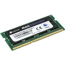 Модуль памяти  Corsair Mac Memory   CMSA4GX3M1A1066C7   DDR-III SODIMM 4Gb   PC3-8500   CL7 (for NoteBook)