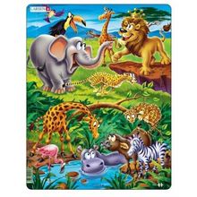 LARSEN Животные сафари 18 дет