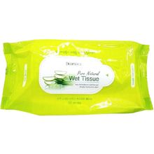 Deoproce Pure Natural Wet Tissue 60 салфеток в пачке