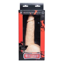  Телесный фаллоимитатор REALSTUFF REALISTIC DONG 9INCH - 23 см.