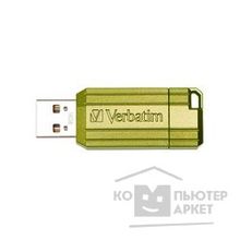 Verbatim USB Drive 16Gb Pin Stripe Eucalyptus Green 049070