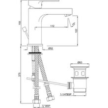 Смеситель для раковины Jaguar Vignette Prime (GP-CHR-81051B)