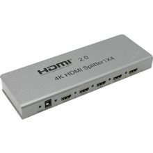 Разветвитель Orient    HSP0104H-2.0    HDMI Splitter (1in -  4out, 2.0) + б.п.