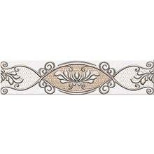 Керамическая плитка Azori Chateau Mocca Classic бордюр 4,7х20,1