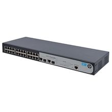 Коммутатор hp jg538a#abb 1910-24 switch(web-managed, 24*10 100, 2 dual sfp, static routing, 19")