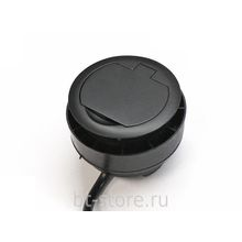 Розетка SFL Ring с USB зарядкой черная