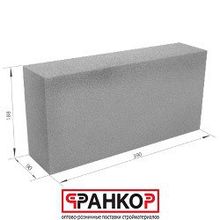 Полнотелый керамзитобетонный блок Rosser 250х120х188 мм (СКЦ-3РК)