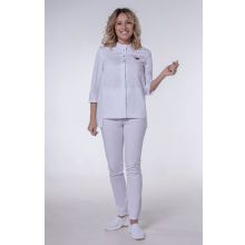 A051 3 4 Экстра Белый Куртка Ж (вышивка "Крылья")