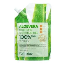FarmStay Moisture Soothing Gel Aloevera Многофункциональный смягчающий гель с экстрактом алоэ вера, 100 мл