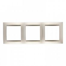 Рамка 3 поста 15, шампань |  код. 1500630-034 |  Simon