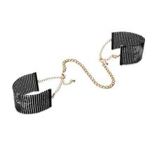 Bijoux Indiscrets Чёрные дизайнерские наручники Desir Metallique Handcuffs Bijoux (черный)