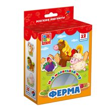 Развивающая игра VLADI TOYS Мой маленький мир Ферма