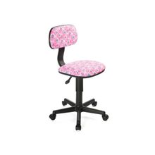 Бюрократ (BURO) Кресло офисное CH-201NX ткань *куколки на розовом фоне*