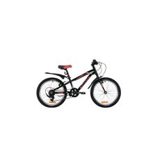 20" NOVATRACK Prime 2019 (6ск, алюм, жестк, V-brake, TS38 - TY21 SG-6SI)(20AH6V.PRIME.BK9, черный, 133969)