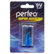 Батарейка Perfeo 6LR61 (9V) alkaline блист-1