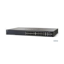 Коммутатор CISCO SRW224G4P-K9-EU Cisco SB 24-портовый 10 100 управляемый коммутатор w Gig Uplinks, POE p n: SRW224G4P-K9-EU