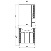 ASB-Mebel Мебель для ванной Алекса 80 R