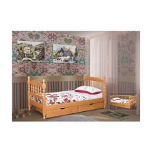 Кровать одноярусная Детская  (А-21 ВЕК) (Размер кровати: 70Х190 200, Наличие матраса: Без матраса)
