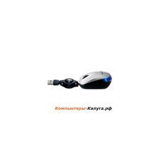 Мышь Genius NX-Micro оптическая, BlueEye, 1200dpi, 3 кнопки, регулируемый по длине провод, USB, silver, Blister