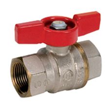 Шаровой кран Giacomini R951 DADO 1 1 4” ВВ усиленный, ручка красная бабочка