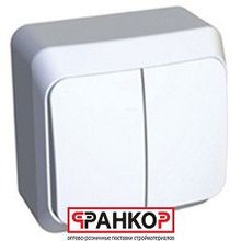 Schneider Electric Этюд Выключатель 2кл 10А-250В ОУ белый ВА10-002В