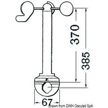 Osculati Raymarine Wind Z195 transducer, 29.600.21