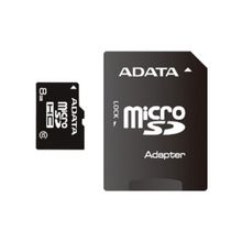 ADATA microSDHC Class 10 8GB + SD adapter