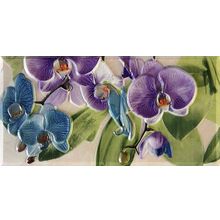 Керамическая плитка Fabresa Orquideas Cenefa 2 Malva бордюр 10х20