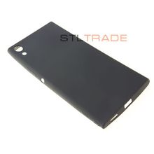 XA1 Ultra Sony Силиконовый чехол Soft Touch черный