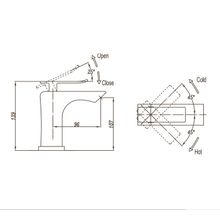 Смеситель BelBagno Ticicno TIC-LVM-CRM для раковины хром