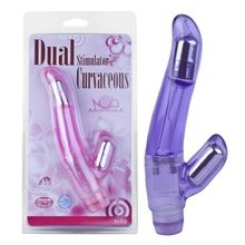 Howells Фиолетовый вибростимулятор Dual Stimulator Curvaceous