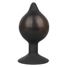 Расширяющаяся анальная пробка со съемным шлангом Medium Silicone Inflatable Plug - 10,75 см. (204547)