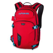 Сноуборд рюкзак женский красный для фрирайда и для горных лыж Dakine Heli Pro Dlx 20L Dee Threedee с защитой спины