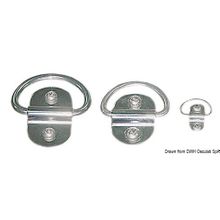 Osculati Swiveling half ring polished AISI304 51x32 mm, 39.868.02