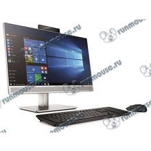 Моноблок HP "EliteOne 800 G3" 1KA74EA (Core i3 7100-3.90ГГц, 4ГБ, 500ГБ, HDG, DVD±RW, LAN, WiFi, BT, 23.8" 1920x1080 сенсор., W10 Pro) + клавиатура + мышь [140227]