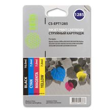 Картридж струйный Cactus CS-EPT1285 черный голубой пурпурный желтый набор карт. для Epson Stylus SX1