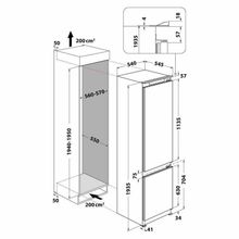 Встраиваемый холодильник Whirlpool ART 9811 A++ SF