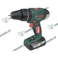 Дрель-шуруповёрт Bosch "PSB 18 LI-2" 060398230B, аккум., ударная (Li-Ion 18В, 440 1650об.мин., 22500уд. мин., быстроз.) + кейс [135786]