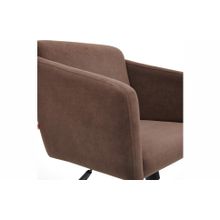 Tetchair Кресло MILAN хром, коричневый