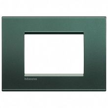 Рамка 3 модуля LIVING LIGHT, зеленый шелк |  код. LNA4803PK |  Bticino