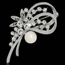 Брошь под серебро (арт. 46993-9529)