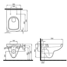 Унитаз подвесной IFO SPECIAL Rimfree RP73110020