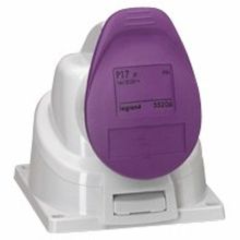 Накладная розетка - P17 Tempra Pro - IP 44 - 20 25 В~ - 32 A - 2K | код 055256 | Legrand