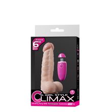 NMC Телесный перезаряжаемый вибратор G-GIRL 6INCH PVC RECHARGEABLE VIBRATOR - 15,2 см. (телесный)