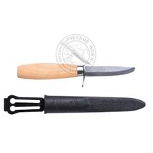 Нож Morakniv Rookie, нержавеющая сталь, деревянная ручка, #12991