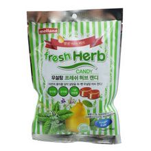 Melland Fresh Herb Candy Sugar Free Карамель без сахара со вкусом мяты, айвы, грейпфрута и лайма, 74 г