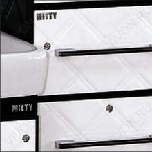 Misty Мебель для ванной Гранд Lux 60 бело-черная кожа cristallo