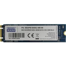 Накопитель SSD 480 Gb M.2 2280 B&M 6Gb   s Goodram S400U    SSDPB-S400U-480-80    TLC